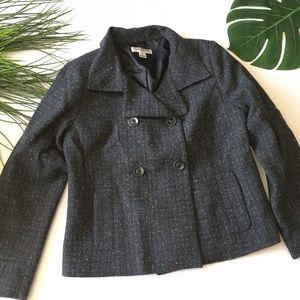 Pendleton tweed double button tweed blazer